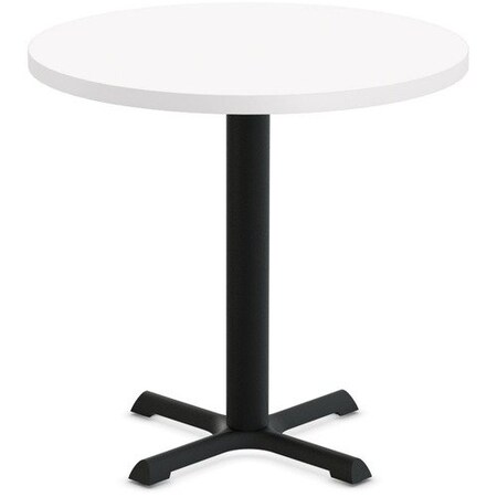 Special-T Table, Round, 36in Dia x 42in, Black Base/White Top SCTSTAR236BHBWH